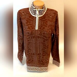 NEW Prestige Designer Women's Brown Sweater - Size Medium